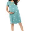 ZEYO Women's Cotton Night Dress Floral Printed... - Image 5