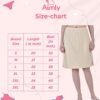 Aimly Women's Cotton Knee Length Skirt Slip - ... - Image 2