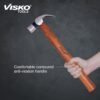 VISKO 710 1 LB Claw Hammer | Wooden Handle | Heat Treatment Drop-Forged Hammerhead for Pullin... - Image 4