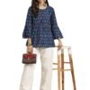 Yash Gallery Women's Rayon Floral Printed Shor... - Image 2