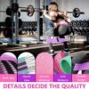 ZONKU INDIA Long Resistance Bands Set Fabric Ladies Women Pull Up Yoga Glutes Workout Strength Training Fitness 3 Level Exercise Loop Resistance Men Heavy Duty Stretch Anti-Slip Full Body - Image 4