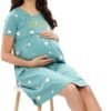 ZEYO Women's Cotton Night Dress Floral Printed... - Image 3