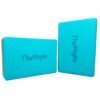 Yoga Blocks Set of 2 and Belt High Density Foam Yoga Bricks Pack of 2 for Stretching, Balancing Yoga Bricks, Yoga Block Premium Yoga Accessories for Women & Men Yoga Equipment - Image 5