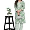 Vanitra LOOKS Printed Cotton Blend Kurta Pant ... - Image 4