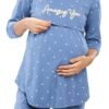 ZEYO Women's Cotton Heart Printed Maternity & ... - Image 2