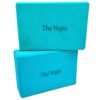 Yoga Blocks Set of 2 and Belt High Density Foam for Stretching, Balancing Yoga Bricks, Yoga Block Premium Yoga Accessories for Women & Men Yoga Equipment Extra Large Size 3 x 6 x 9 inches with Belt - Image 3