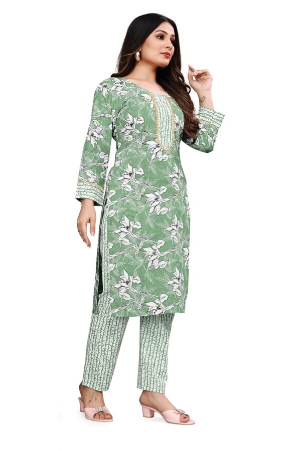 Vanitra LOOKS Printed Cotton Blend Kurta Pant ...
