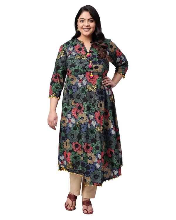 Yash Gallery Women's Cotton Anarkali Kurta