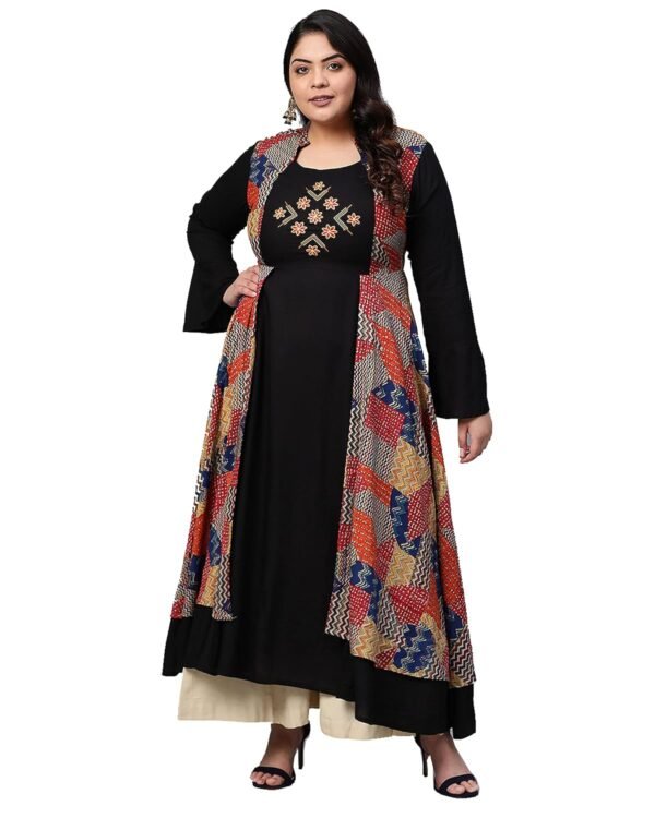 Yash Gallery Women's Plus Size Shrug Style Pri...