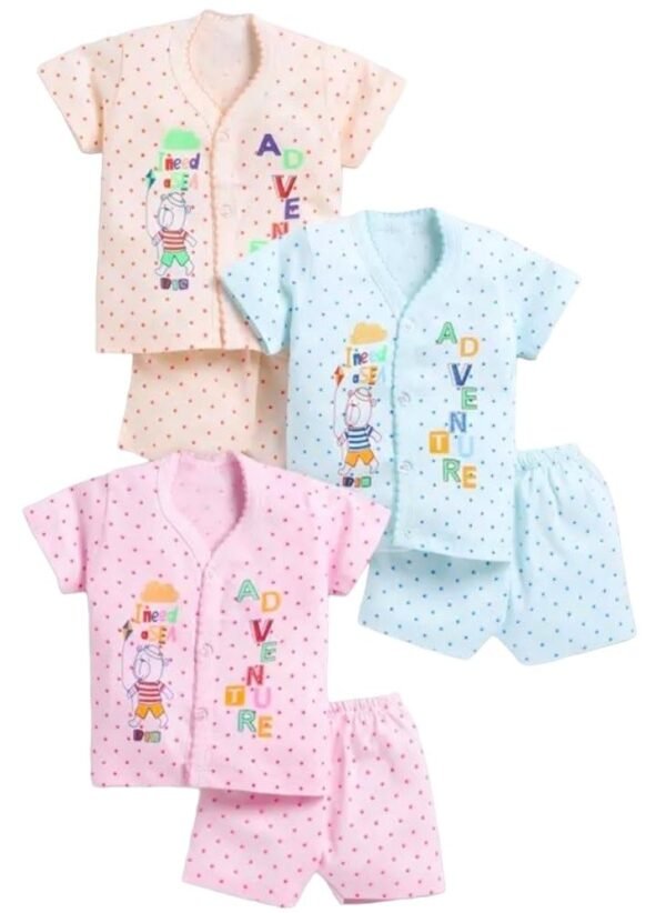 Baby Boys Kids Soft Cotton casual dress Half S...