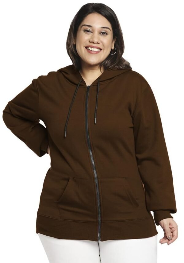 Wear Your Opinion Women's Plus Size Fleece Zip...