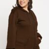 Wear Your Opinion Women's Plus Size Fleece Zip... - Image 5