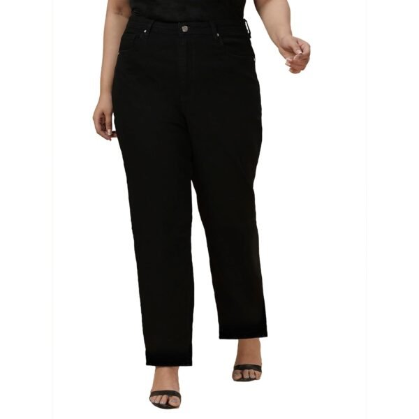 TURNING BLUE Womens Plus Size Straight Fit Bla...
