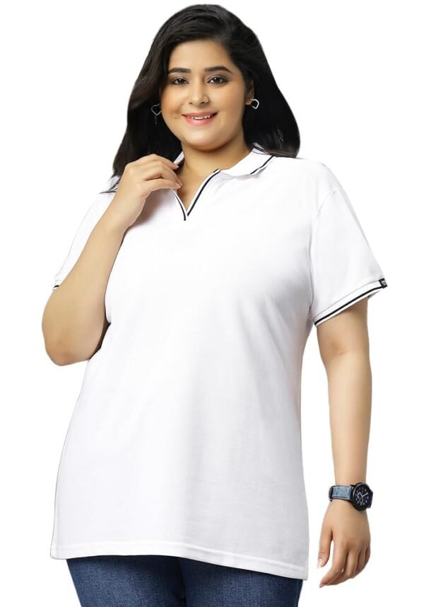 Wear Your Opinion Womens Plus Size Premium Piq...