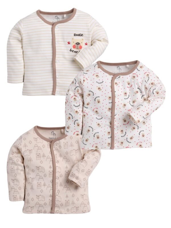 BABY GO Full Sleeve Regular Round Neck Front O...
