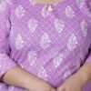 Women Cotton Floral Print Plus Size Straight K... - Image 3