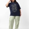 Bewakoof Women's Graphic Printed Oversized Fit... - Image 4