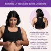 Adira | Front Open Bra for Women Plus Size | N... - Image 4