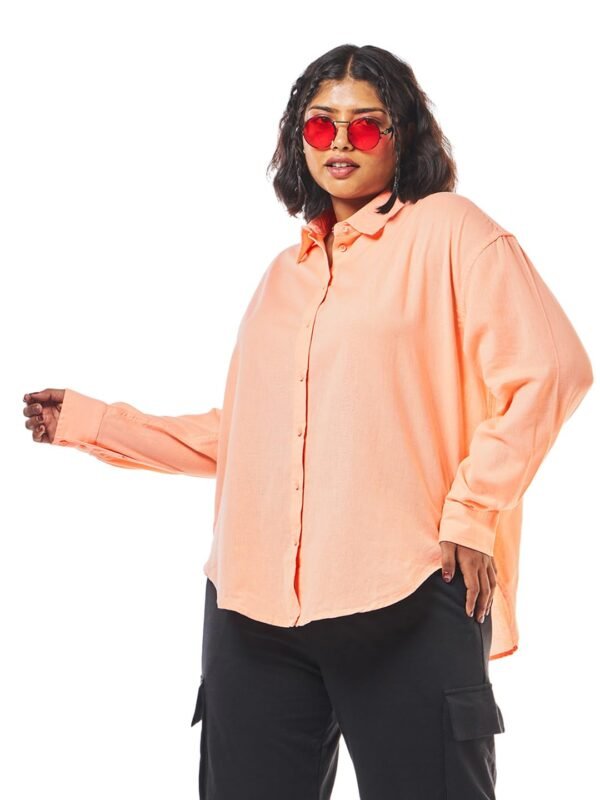 Bewakoof Women's Solid Oversized Fit Full Slee...