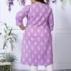 Women Cotton Floral Print Plus Size Straight K... - Image 6