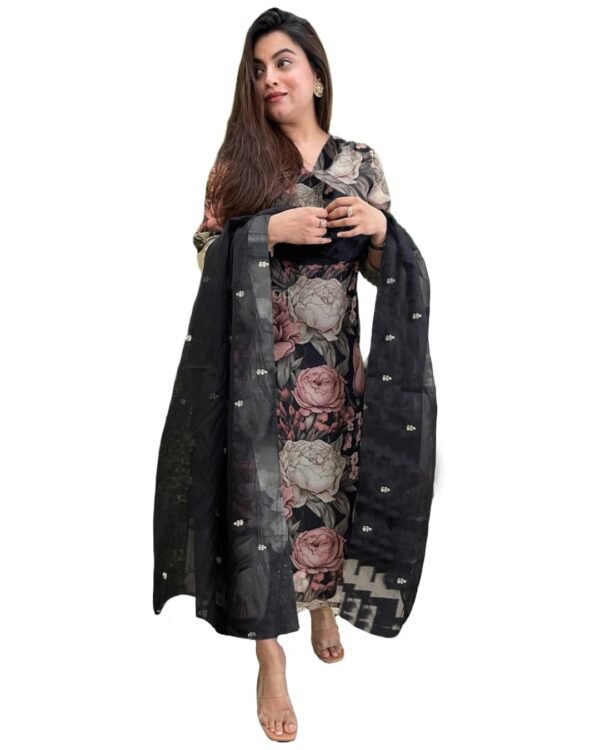 ANNI DESIGNER Women's Cotton Blend Kurta with ...