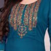 Women's Casual Embroidered Plus Size Rayon Kur... - Image 4