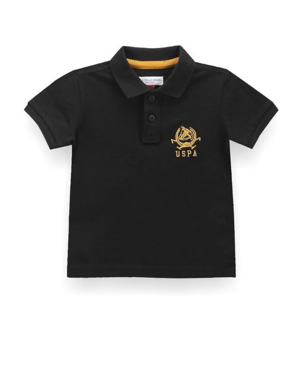 U.S. POLO ASSN. Boy's Solid Regular Fit Polo T...