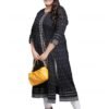 Yash Gallery Women's Rayon Geometric Printed A... - Image 2