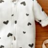 BRANDONN Kids Baby Cotton Fleece Jumpsuit Romp... - Image 4