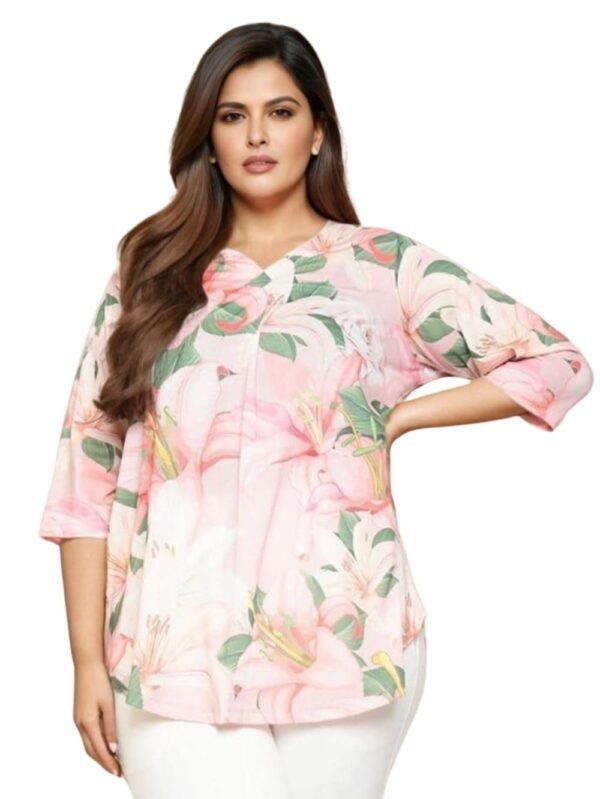 AMYDUS Plus Size Women Printed Top | Centre Pl...