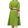 Yash Gallery Women's Cotton Slub Anarkali Kurt... - Image 2