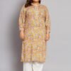 Tissu Women's Plus Size Yellow & Pink Printed ... - Image 2