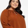wild U Women Plus Size Top | Premium Crepe | R... - Image 4