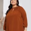 wild U Women Plus Size Top | Premium Crepe | R... - Image 3