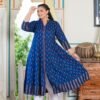 Yash Gallery Women's Rayon Ikat Printed Anarka... - Image 3