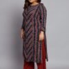 Tissu Women's Plus Size Navy Blue Floral Print... - Image 3
