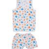 Baby Boy and Baby Girl's Cartoon Print Sleevel... - Image 4