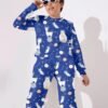 Todzoos Blue Poly-Cotton Printed Round Neck Co... - Image 3