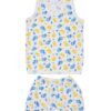 Baby Boy and Baby Girl's Cartoon Print Sleevel... - Image 7