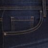 Womens Plus Size Straight Fit Mid Blue Jeans - Image 5