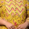 Women Printed Pure Cotton Plus Size Straight K... - Image 6