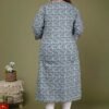Women Printed Pure Cotton Plus Size Straight K... - Image 4