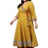 Yash Gallery Women's Cotton Slub Angrakha Styl... - Image 3