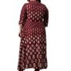 Yash Gallery Women's Rayon Floral Printed Anar... - Image 6