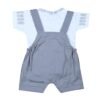 Zuvim Baby Boys Printed Cotton Dungaree and T-... - Image 2