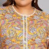 Tissu Women's Plus Size Yellow & Pink Printed ... - Image 7