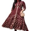 Yash Gallery Women's Rayon Floral Printed Anar... - Image 3