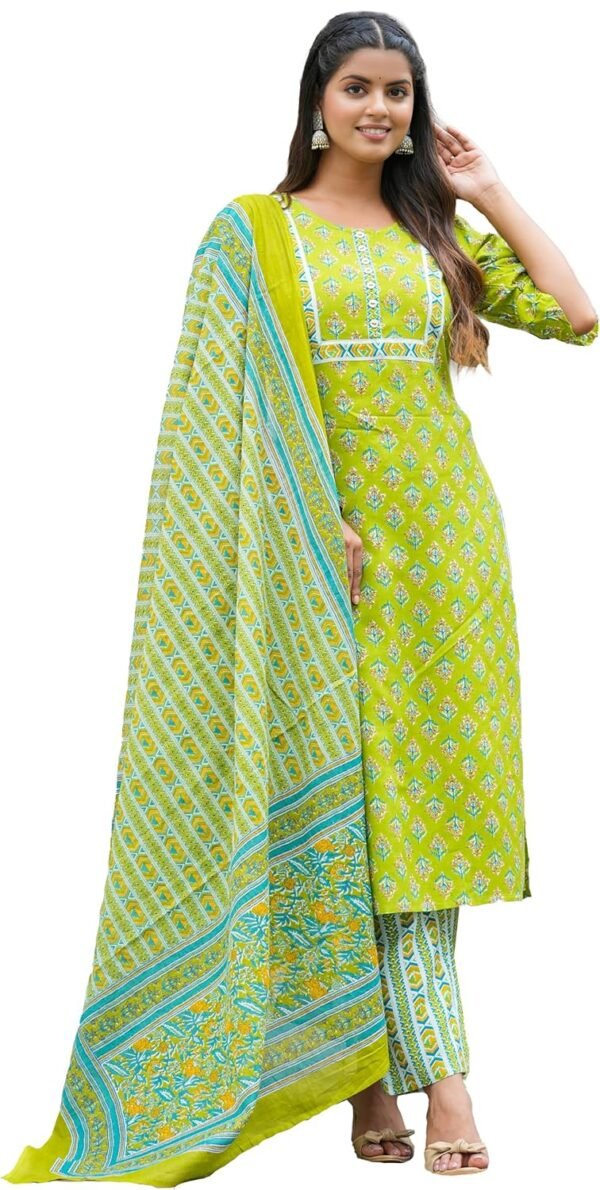 Yash Gallery Women's Rayon Floral Printed Stra...
