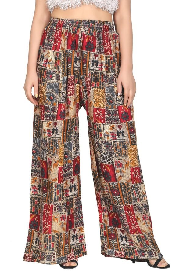 Zen Women's Plus Size Palazzo - 9XL - Waist Si...