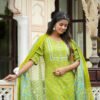 Yash Gallery Women's Rayon Floral Printed Stra... - Image 2